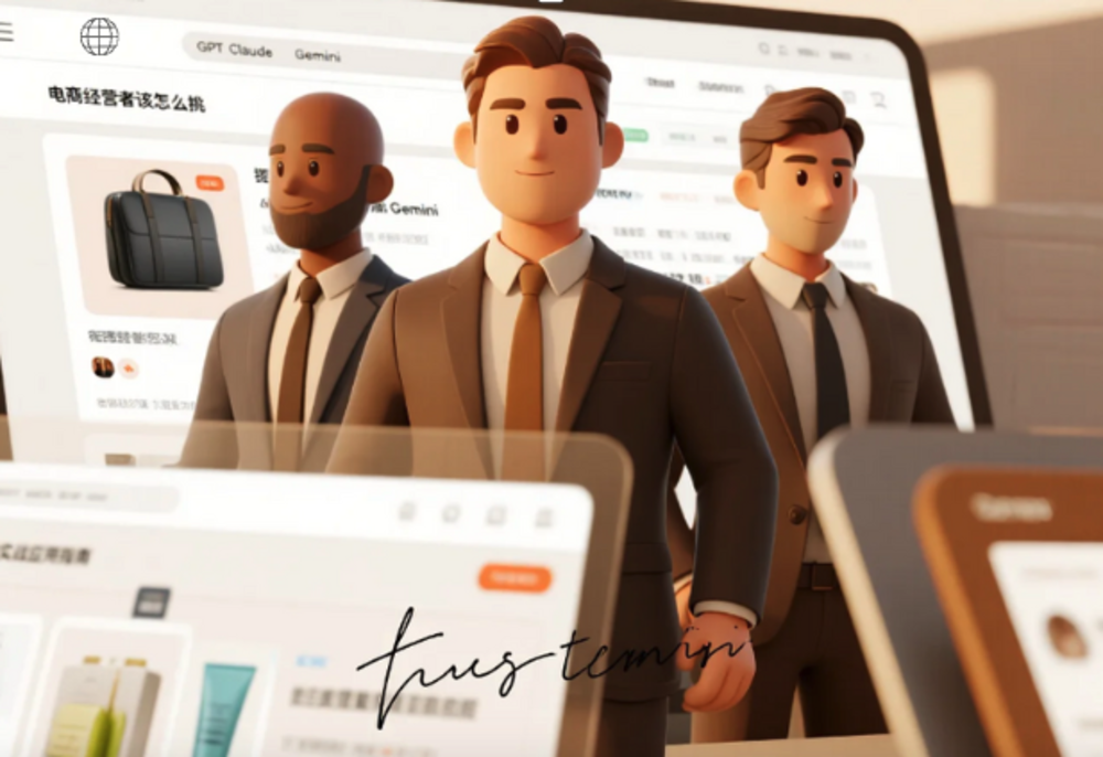 根據 TechCrunch 2025 年報告指出，超過 68% 的中小型電商業者已經將 AI 作為日常行銷與營運決策的一部分，其中 GPT 系列、Claude 系列與 Google Gemini 系列是最常被使用的三大模型。