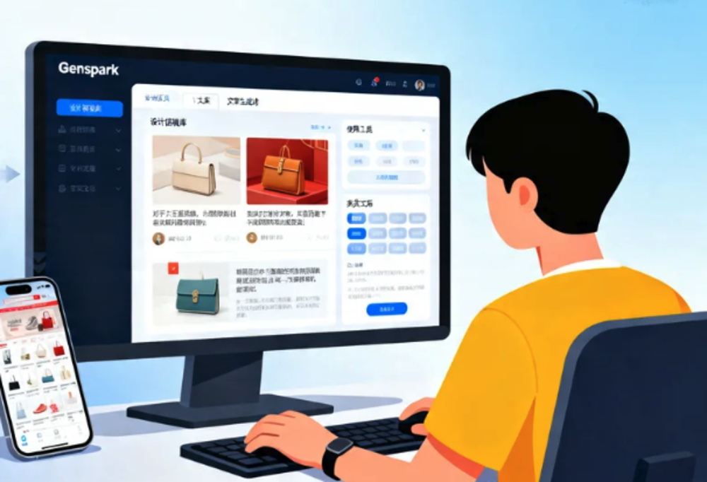 【開店好累,難道只能靠自己苦撐?】 想開網店卻卡在不會 Photoshop、寫不出賣貨文案?看著對手店鋪精美的排版,自己只能用手機隨便拍拍、文字乾巴巴?別怕!這篇攻略要教你如何把 Genspark 當成你的「免薪水超強員工」。就算你是電商小白,也能用 AI 一站式搞定設計和市調,一個人做出大品牌的高質感!