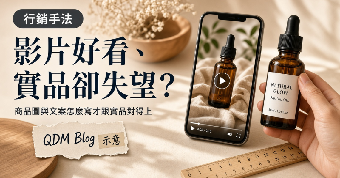 進行商品頁優化的實拍與情境對照圖