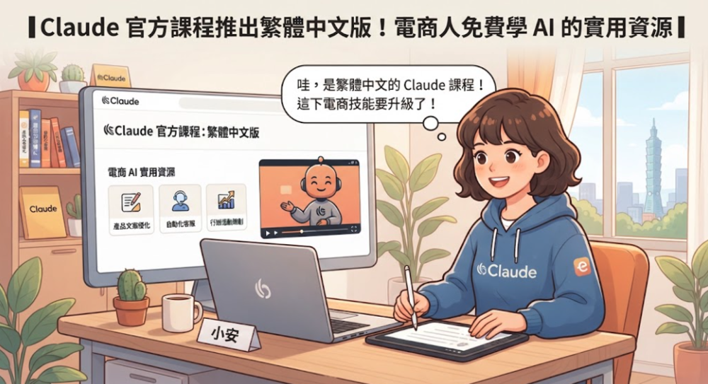 AI 工具一直推陳出新，但對電商人來說，真正難的不是再認識一個工具，而是想清楚它到底能幫自己省下哪些時間。從寫文案到整理客服，其實每天都有適合交給 AI 的工作。