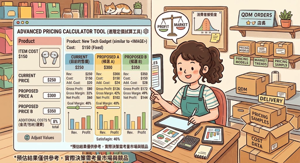 ▮GPT-6 Intelligent UI 是什麼？QDM 店長如何用互動工具輔助促銷試算與銷售分析▮