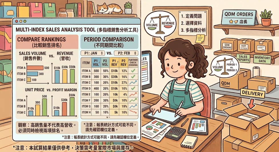 ▮GPT-6 Intelligent UI 是什麼？QDM 店長如何用互動工具輔助促銷試算與銷售分析▮