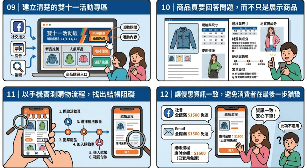 ▮雙十一電商攻防戰：從促銷定價、客單價到轉換率，搶下年末訂單關鍵戰場▮