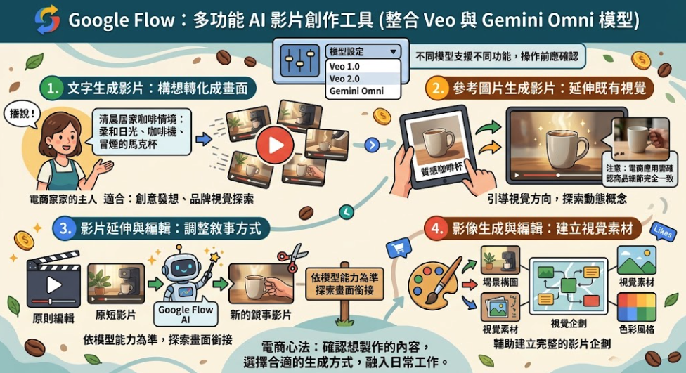 ▮Google Flow 是什麼?電商商品影片製作、AI 行銷應用與 SEO 優化完整指南▮ ▮Google Flow 是什麼?電商商品影片製作、AI 行銷應用與 SEO 優化完整指南▮
