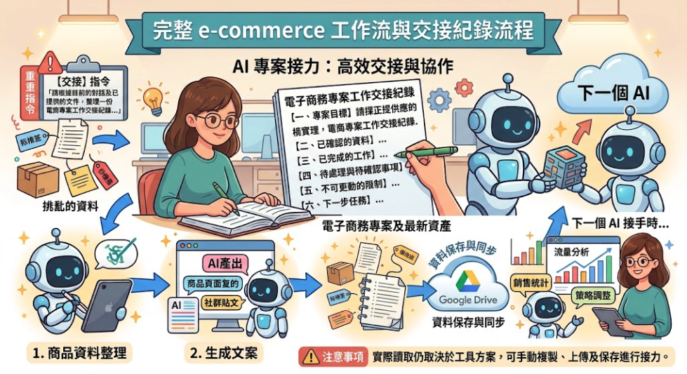 ▮商品文案、首頁曝光、促銷企劃都要自己來？教你用 AI 接力工作流，搭配 QDM 提升電商效率！▮
