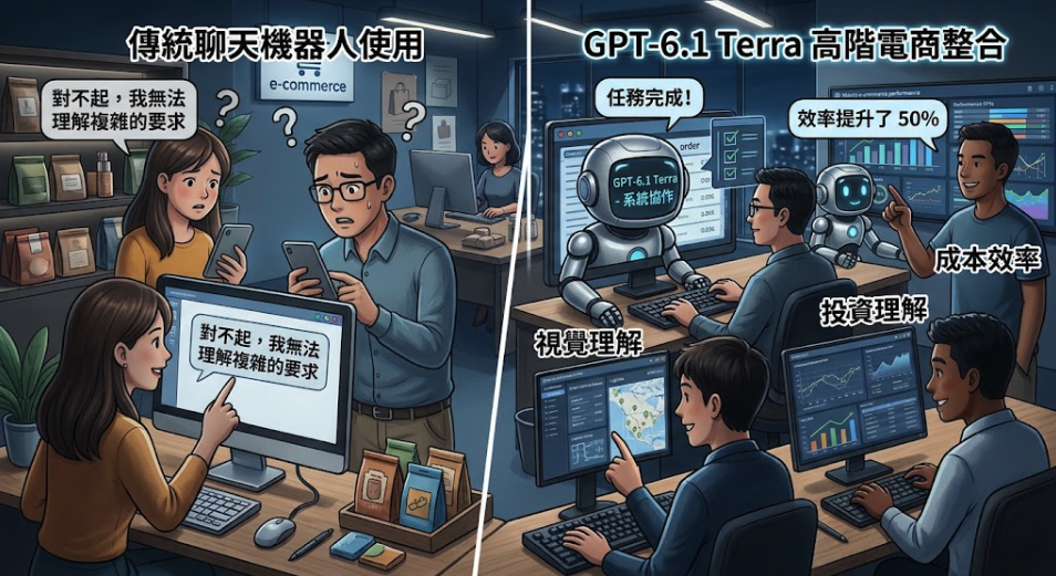 ▮從生成內容到操作電腦：GPT-6.1 Terra 如何改變電商 AI 工作流程？▮