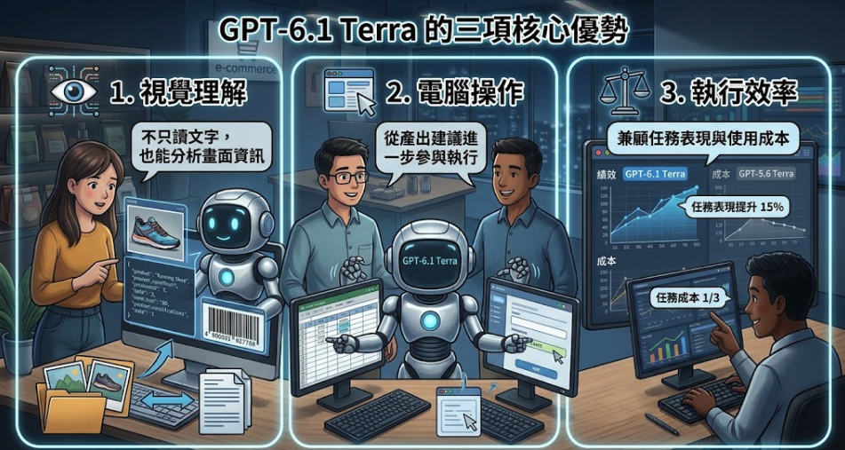 ▮從生成內容到操作電腦：GPT-6.1 Terra 如何改變電商 AI 工作流程？▮
